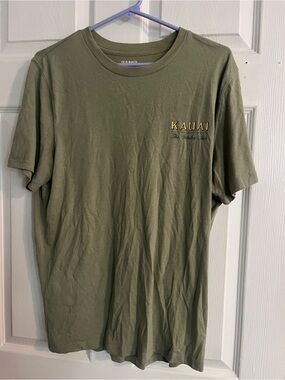 Old Navy Olive Green Kauai Graphic Short‑Sleeve Tee